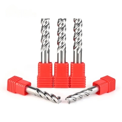 HRC50° Carbide tổng quát chế biến 4 Flute Tungsten Flat End Mill Cutter